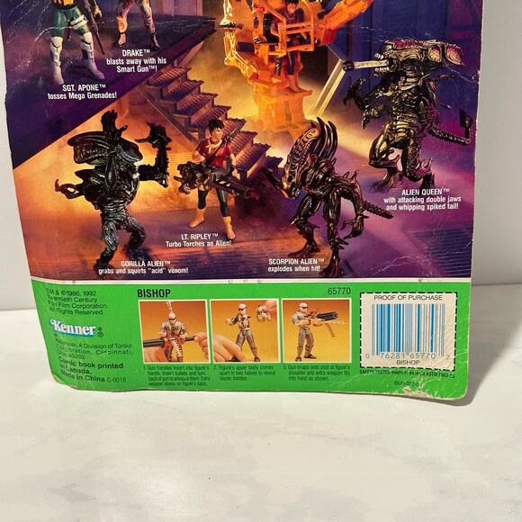 Aliens Bishop Android Space Marine Action Figure Gatling Gun Comic Book‎ - Picture 7 of 10